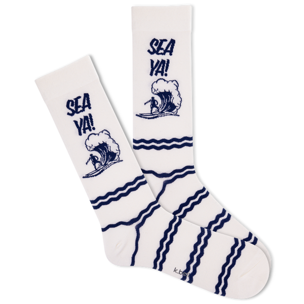 K.Bell Men's Sea Ya Crew Sock