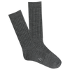 K. Bell Men's Classic Comfort Fit Wool Blend Ribbed Crew Sock flat lay photo