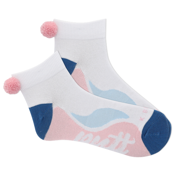 K. Bell Women's Putt Putt Ankle Sock flat lay photo