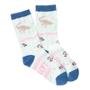 K.Bell Women's Capricorn Crew Socks