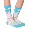 K.Bell Kid's Unicorn Mermaid Crew Sock