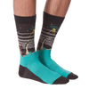 K.Bell Men's Don't Stop Believing Crew Sock