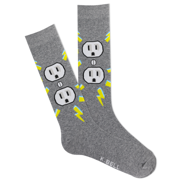 K.Bell Men's Shocked Crew Sock