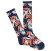 K.Bell Men's Tropical Floral Active Crew Sock