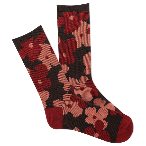 K.Bell Women's Soft and Dreamy™ Floral Jacquard Knit Crew Sock