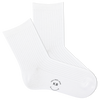 K.Bell Women's Ribbed Short Crew Sock