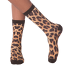 K.Bell Women's Leopard 360 Print Crew Socks