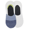 K.Bell Women's Colorblock Liners 2 Pair Pack