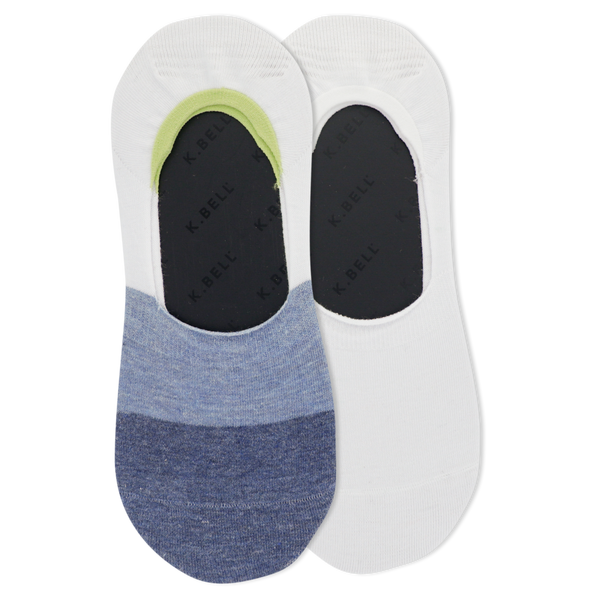 K.Bell Women's Colorblock Liners 2 Pair Pack