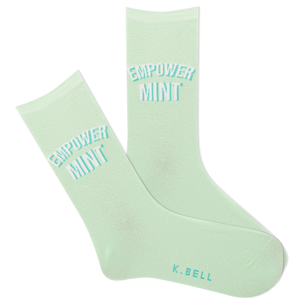 K.Bell Women's Empowermint Crew Sock