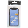 K.Bell Women's Ghosted Text Crew Sock