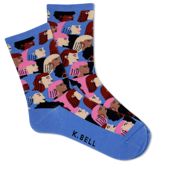 K.Bell Women's Women Of The World Crew Sock