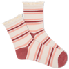 K.Bell Women's Crochet Lace Ribbed Ankle Sock