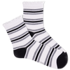 K.Bell Women's Crochet Lace Ribbed Ankle Sock