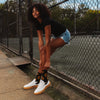 K.Bell Women's L.A. Sunflower Active Crew Sock