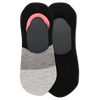 K.Bell Women's Colorblock Liners 2 Pair Pack