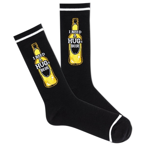K.Bell Men's Hug Beer Crew Sock