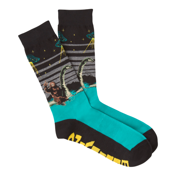 K.Bell Men's Don't Stop Believing Crew Sock