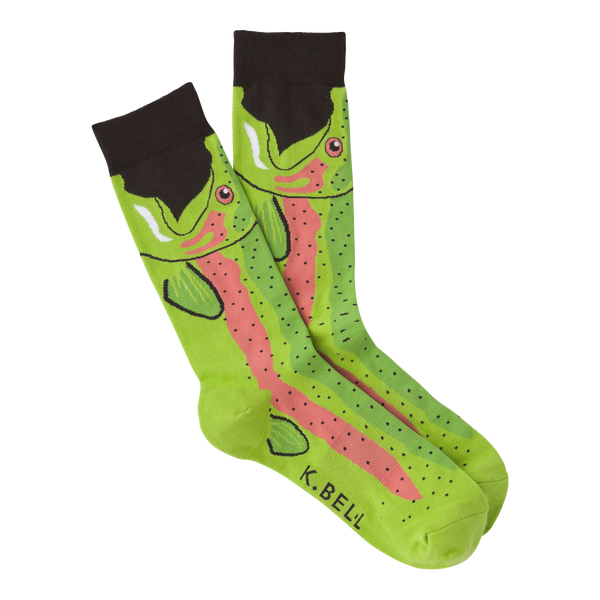 K.Bell Men's Leg Eater Trout Crew